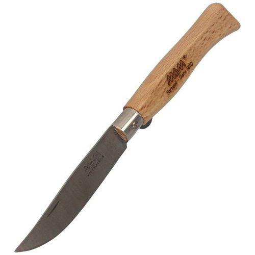 MAM - Kapesní nůž Douro s pojistkou čepele - světlé bukové dřevo 83 mm - 2082-LW