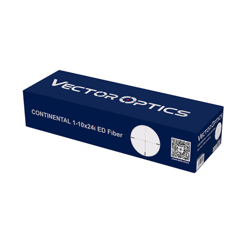 Vector Optics - LPVO Scope Continental 1-10x24i ED Fiber - SFP - G4 Fiber - Černá - SCOC-47