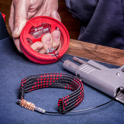 Real Avid - Čistící šňůra na trubky Bore Boss - .357/.38/9 mm - AVBB9MM