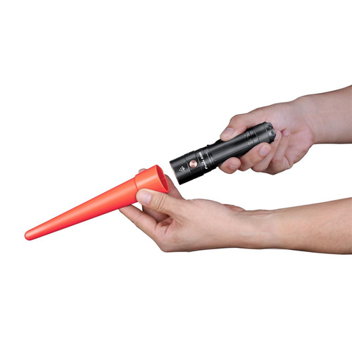 Fenix - Difuzor dopravní hůlky pro svítilny - červený - malý - AOT-S+