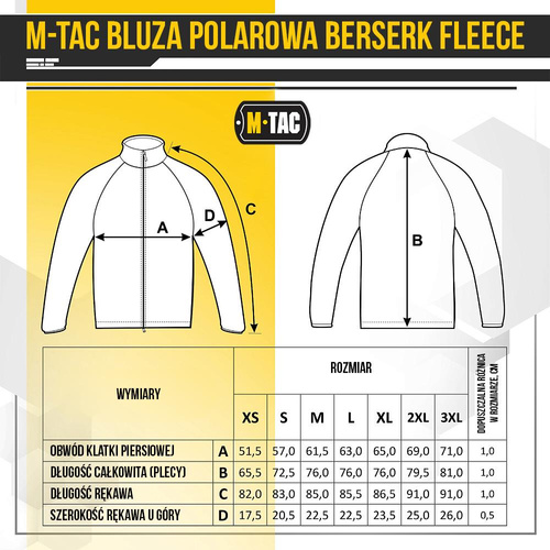 M-Tac - Military Fleece Berserk - Black - 20487002