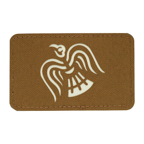 M-Tac - nášivka s nápisem Crow Banner - Cordura 500D - laserem řezaná - fluorescenční - Coyote/GID - 51171599