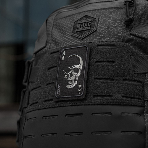 M-Tac - Morální nášivka Face of War - Cordura - Černá - 51389002