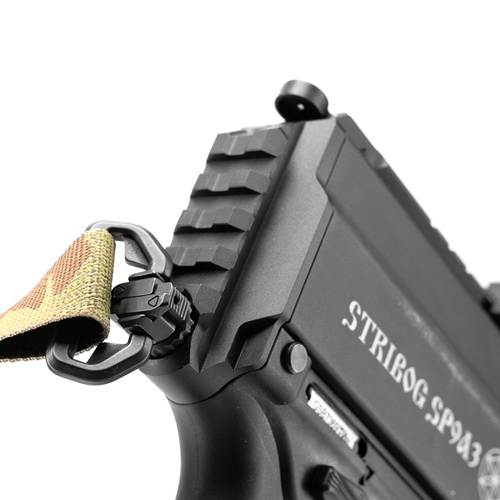 Strike Industries - Adaptér zadní desky Picatinny pro Stribog SP-9 Strike - černý - SI-SP9-PSA-BK