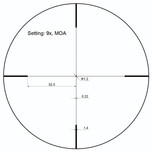 Vector Optics - Forester JR. Power 3-9x40 - černý - SCOM-35