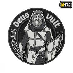 M-Tac - 3D PVC nášivka Deus Vult - černá - 51116236