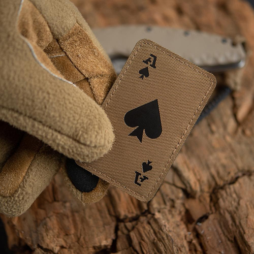 M-Tac - Nášivka Ace of Spades - Cordura 500D - Coyote / Black - 51109502