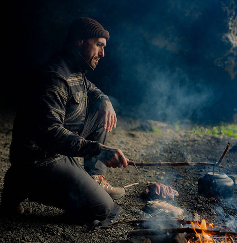 Helikon - Košile Winter Warden - kostkovaná lesní modř - KO-WWS-PB-PK