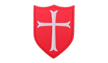 4TAC - 3D záplata - Crusader - červená
