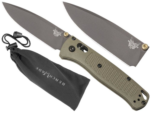 Benchmade - Zavírací nůž Bugout - AXIS® Lock - S30V - hladký - Ranger Green - 535GRY-1