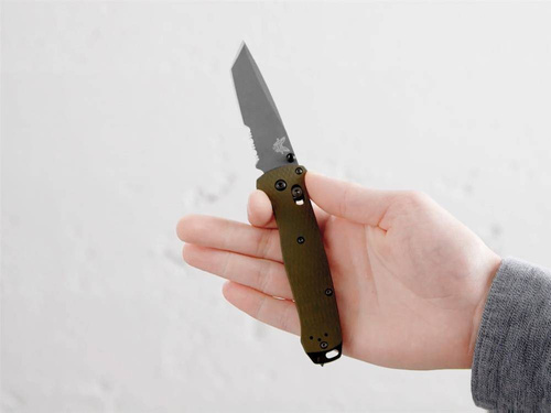 Benchmade - Zavírací nůž Bailout - CPM-M4 - zelený - 537SGY-1