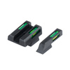 Hiviz - Pistolová mířidla LiteWave H3 Tritium/Litepipe - CZ 75 / 85 - Zelená - Bílá kontura - CZN321