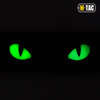 M-Tac - 3D PVC náplast s kočičíma očima - černá / fluo - 51114002