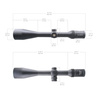 Vector Optics - Puškohled Continental x6 5-30x56 CDM Hunting - Černá - SCOL-X22