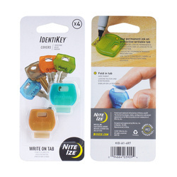 Nite Ize - Obaly na klíče IdentiKey™ - 4 ks. - KID-A1-4R7