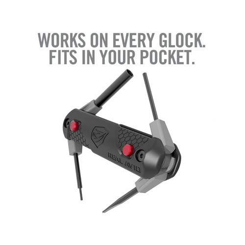 Real Avid - Nástroj 4 v 1 pro pistole Glock - černý - AVGLOCK41