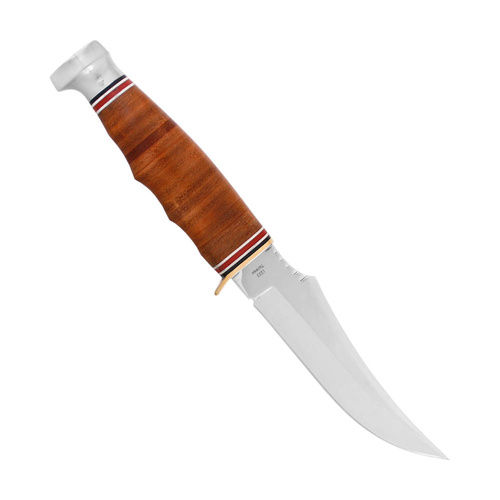 Ka-Bar 1233 - Leather Handled Skinner Knife