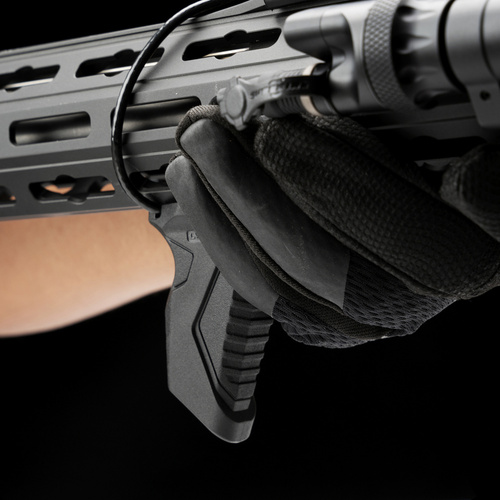 Strike Industries - Úhlová rukojeť Link se systémem vedení kabelů - M-LOK / KeyMod - černá - SI-AR-HSFG-BK