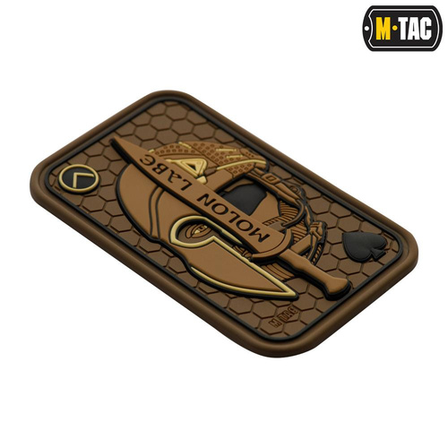 M-Tac - Morální nášivka - Molon Labe Ace Jacquard - Coyote / PVC - 51127005