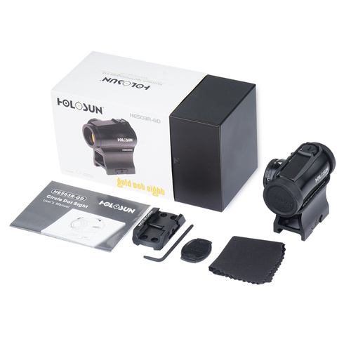 Holosun - HE503R-GD Gold Dot Sight - Nízká montáž a montáž s 1/3 světelnosti