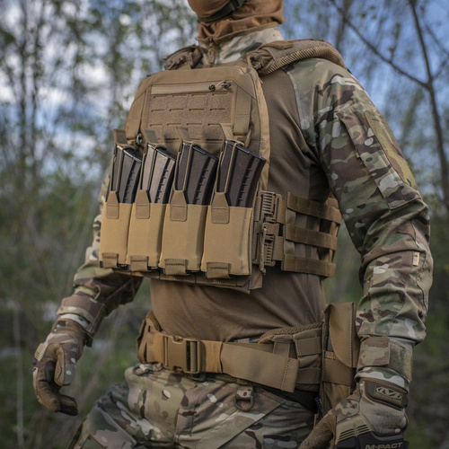 M-Tac - Taktická vesta s plátovým pouzdrem Fast XL QRS - Coyote - 51670005