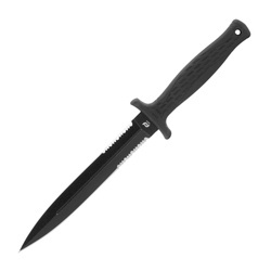 Schrade - Vojenský nůž s pevnou čepelí Needle Serrated - Black - 1182515