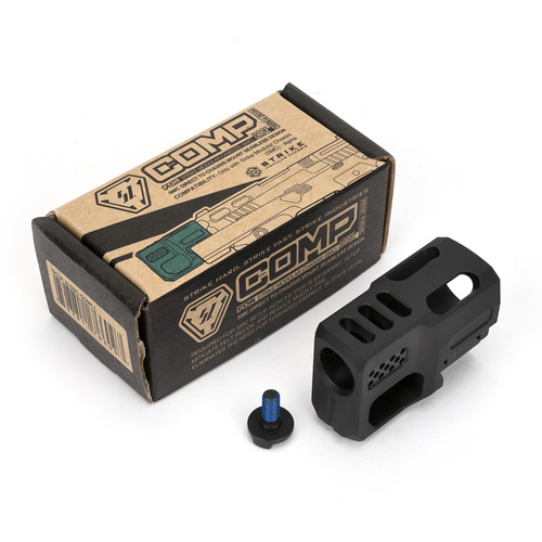 Strike Industries - Kompenzátor pro SMC Alpha MKII 3,9" velikost L - Černý - SI-SMC-COMP-L