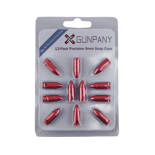 GunPany - Hliníkové uzávěry - 9x19 mm - 12 ks - SCSC-04BP