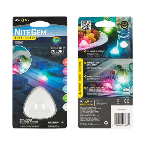 Nite Ize - LED svítidlo NiteGem™ - Disc-O Select™ - NG-07S-R7