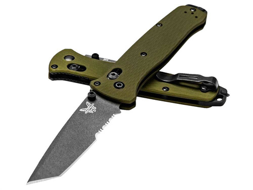 Benchmade - Zavírací nůž Bailout - CPM-M4 - zelený - 537SGY-1