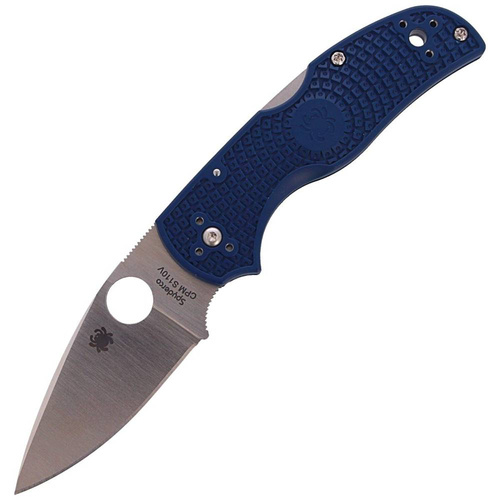 Spyderco - Zavírací nůž EDC Native 5 - Leaf-Shaped - FRN - CPM S110V - Dark Blue - C41DBL5