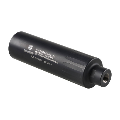 Gomander - Tlumič hluku zbraně Tactinox 9L PCC DT - 9 mm - 1/2x36 TPI 49 mm - černý