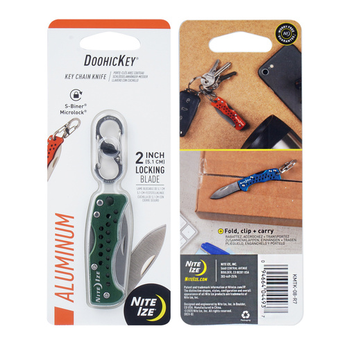 Nite Ize - Nůž na klíče DoohicKey - Olive - KMTK-08-R7