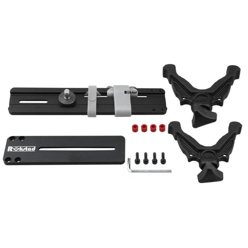 RokStad - Střelecká opěrka TPM - 1/4''-20 - dvoubodová - černá - RSGR-12