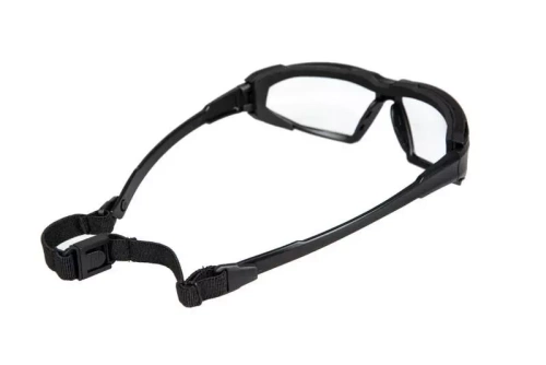 Pyramex - Ochranné brýle Highlander Clear - průhledné/černé - PYR-41-027628