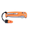 Ganzo - Zavírací nůž G7412P-OR-WS s píšťalkou - 440C - oranžový - G7412P-OR-WS
