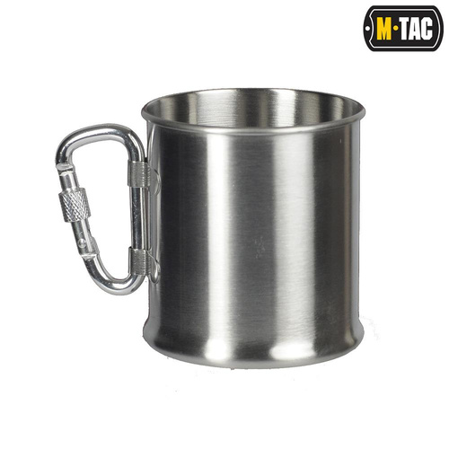 M-Tac - cestovní hrnek s karabinou - 250 ml - ocel - 60010012