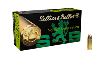 Sellier&Bellot - Pistolové střelivo 9x19 Para TFMJ NONTOX 8,0 g
