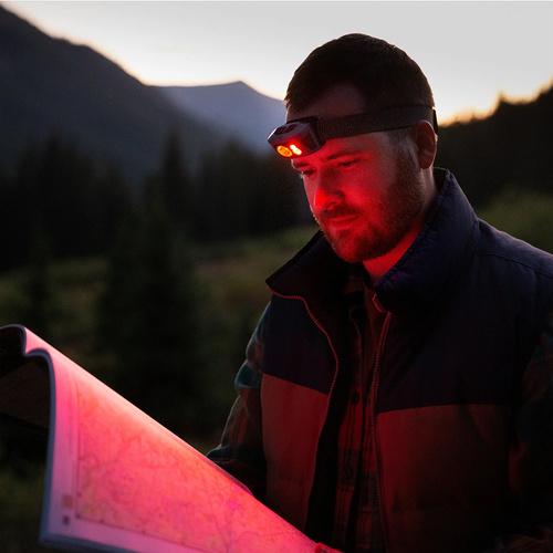 Nite Ize - Svítilna s hlavou Radiant® RH1™ - 600 lm - šedá/černá - RH1-09-R8