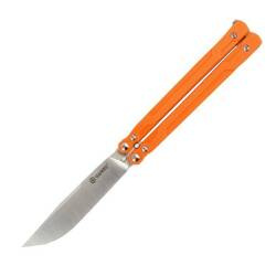 Ganzo - Nůž Balisong Firebird G766 Butterfly - 440C - oranžový - G766-OR