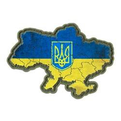 M-Tac - nášivka Ukrajina se znakem - Cordura 500D - žlutá/modrá - 51348032