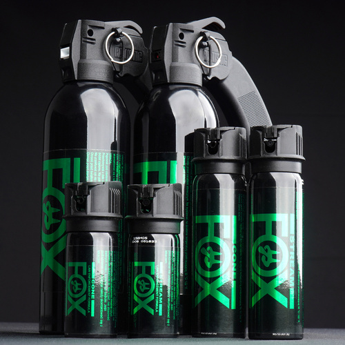 Fox Labs - pepřový sprej ve spreji Mean Green - 6% OC - Stream - 43 ml - 156MGS