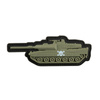 M-Tac - Nášivka na nádrž - 3D PVC - Lebka - Olive - 51338312