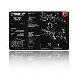 TekMat - Podložka na čištění zbraní - Glock - 27x43cm - TEK-R17-GLOCK