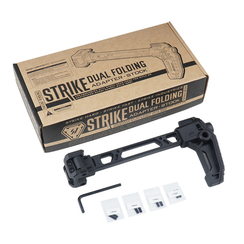 Strike Industries - pažba Strike FSA Dual Folder Stock - QD Sling - černá - SI-FSA-DUAL-STOCK