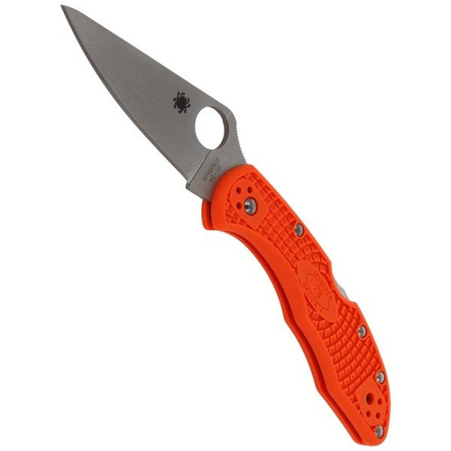 Spyderco - Nůž Delica® 4 FRN Flat Ground Orange - C11FPOR
