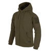 Helikon - Urban Tactical Hoodie® Lite - FullZip - zelená - BL-ULF-CB-82