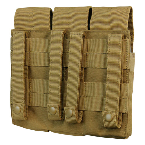 Condor - MOLLE klokaní pouzdro na zásobníky AK - trojité - Coyote Brown - MA72-498