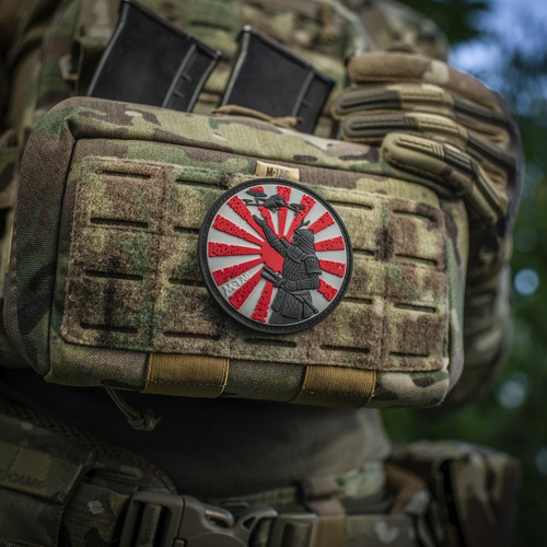 M-Tac - Nášivka Way of the Samurai - 3D PVC - bílá/červená - 51338302