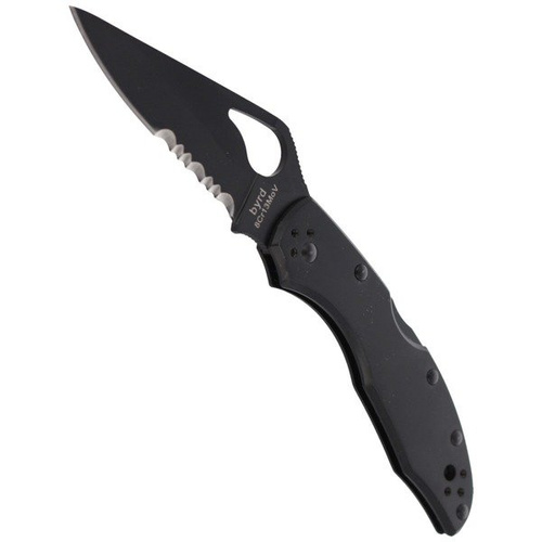 Spyderco - Nůž Byrd Meadowlark™ 2 Stainless Black / Black Blade CombinationEdge - BY04BKPS2